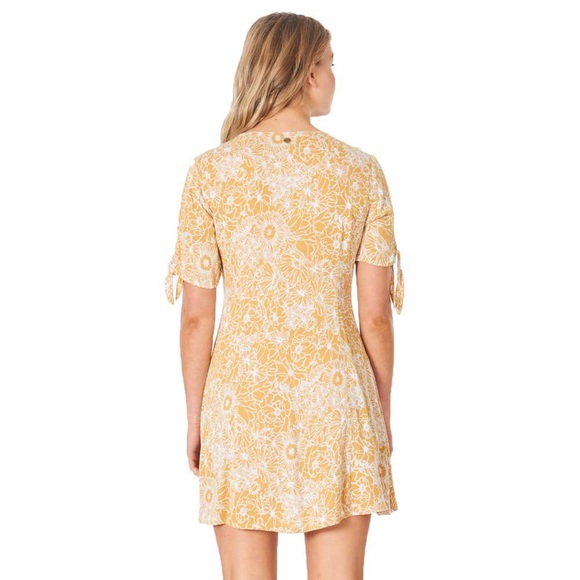 🔆RIP CURL🔆 GOLDEN DAYS FLORAL DRESS - Picture 6 of 11